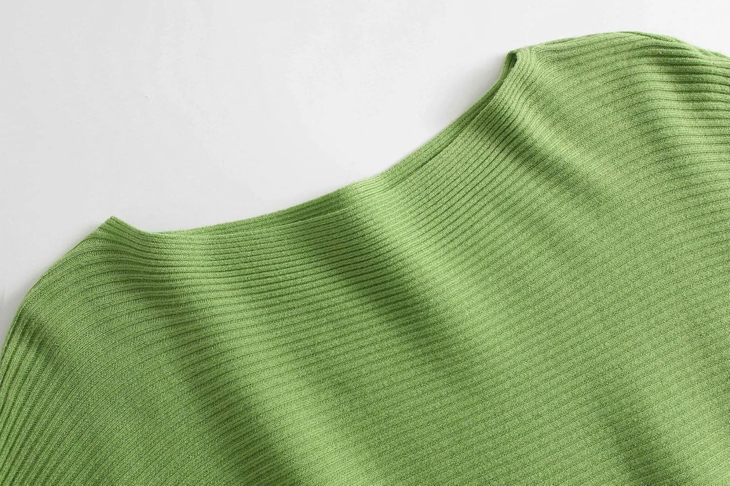 Women's Boat Neck Batwing Sleeves Dolman Fall Winter Knitted Sweaters Pullovers Tops