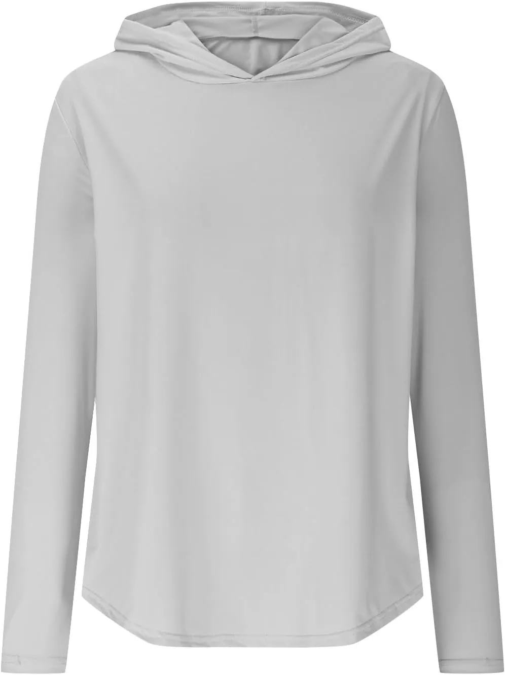 Womens Hooded Sun Shirt UPF 50  UV Protection Rash Guard Long Sleeve Swim Shirts Outdoor Quick Dry Gym Hiking Shirts