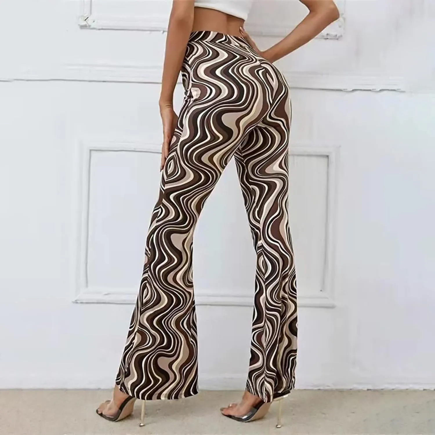 Womens Pants Yoga Casual Pants Flared Pants Fitness Yoga Pants Multi Pack Black Leggings Black Leggings Women Cotton