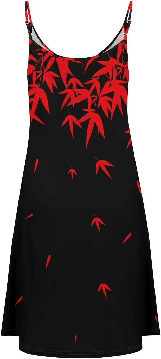 Womens Summer Dresses Floral Beach Mini Dress Button Flowy Sleeveless Beach Cover Up Spaghetti Strap Casual Sundresses