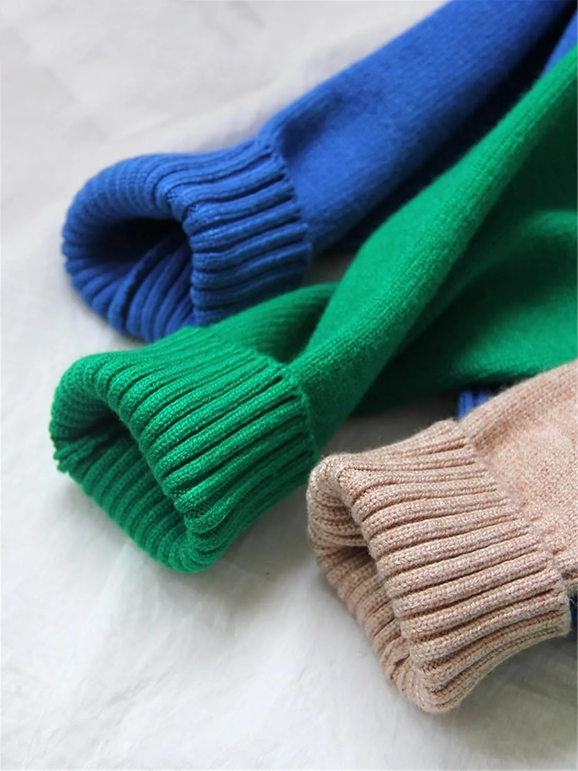 Women's Thick Sweaters Oversize Turtleneck Winter Warm Pullovers