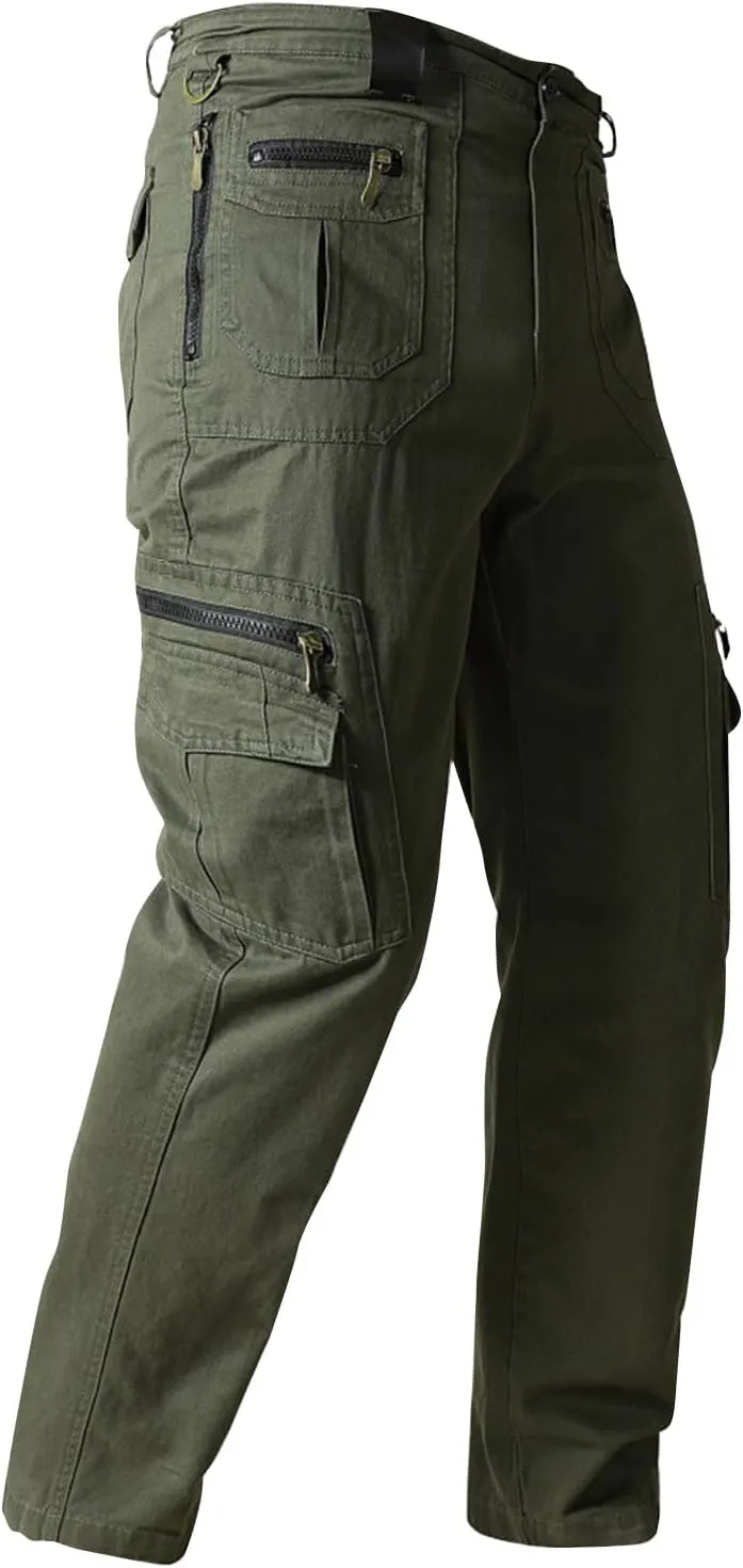 Work Pants for Men Construction Tactical Cargo Pants with Pockets 2024 Relaxed Fit Tactical Pants Camo Cargo Pants