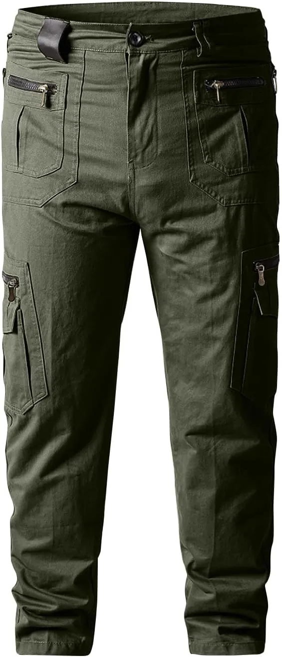 Work Pants for Men Construction Tactical Cargo Pants with Pockets 2024 Relaxed Fit Tactical Pants Camo Cargo Pants