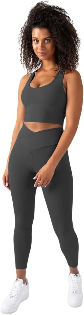 YITTY Active Women's UltraLuxe Built-in Bra Tank Top, Athleisure, 4-Way-Stretch