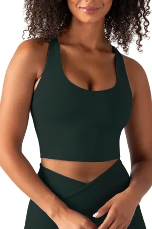 YITTY Active Women's UltraLuxe Built-in Bra Tank Top, Athleisure, 4-Way-Stretch