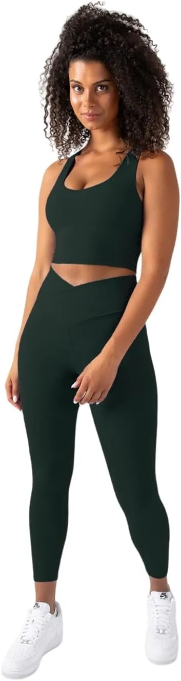 YITTY Active Women's UltraLuxe Built-in Bra Tank Top, Athleisure, 4-Way-Stretch