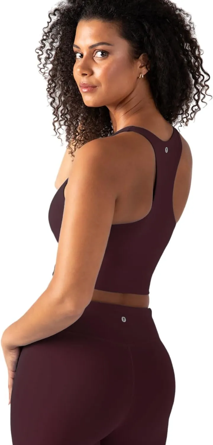 YITTY Active Women's UltraLuxe Built-in Bra Tank Top, Athleisure, 4-Way-Stretch
