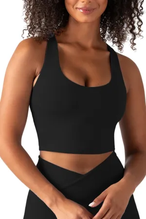 YITTY Active Women's UltraLuxe Built-in Bra Tank Top, Athleisure, 4-Way-Stretch