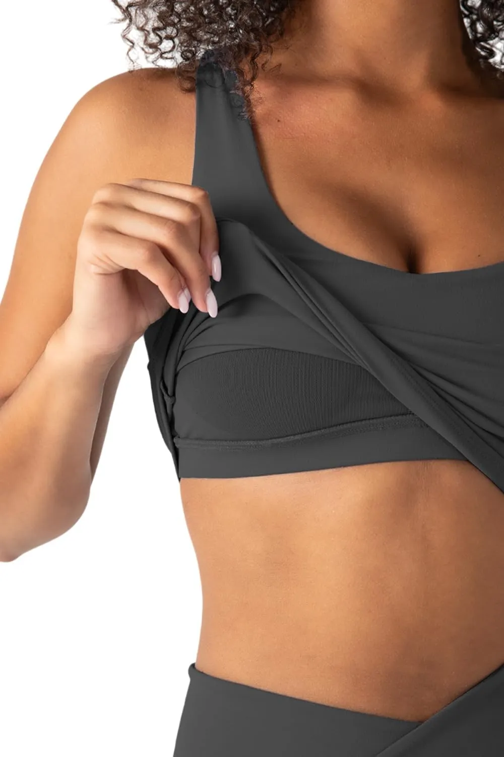 YITTY Active Women's UltraLuxe Built-in Bra Tank Top, Athleisure, 4-Way-Stretch