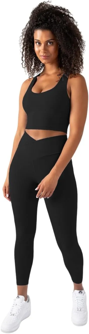 YITTY Active Women's UltraLuxe Built-in Bra Tank Top, Athleisure, 4-Way-Stretch