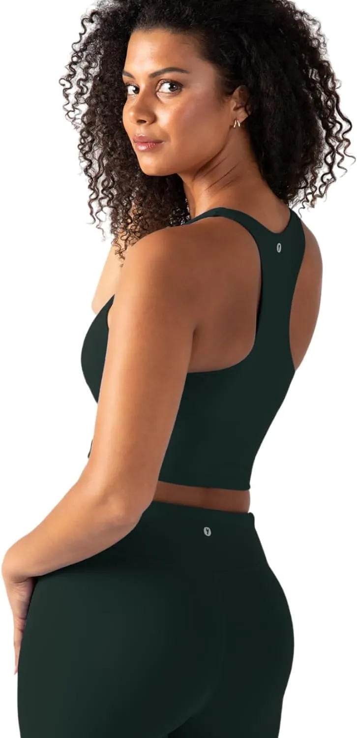 YITTY Active Women's UltraLuxe Built-in Bra Tank Top, Athleisure, 4-Way-Stretch