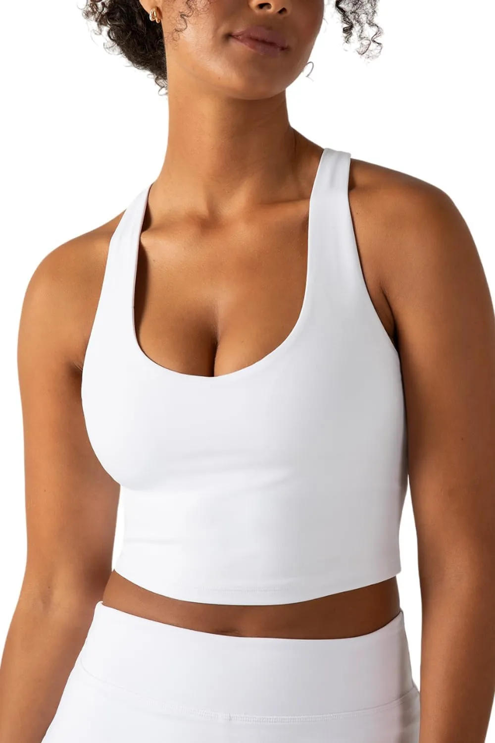 YITTY Active Women's UltraLuxe Built-in Bra Tank Top, Athleisure, 4-Way-Stretch