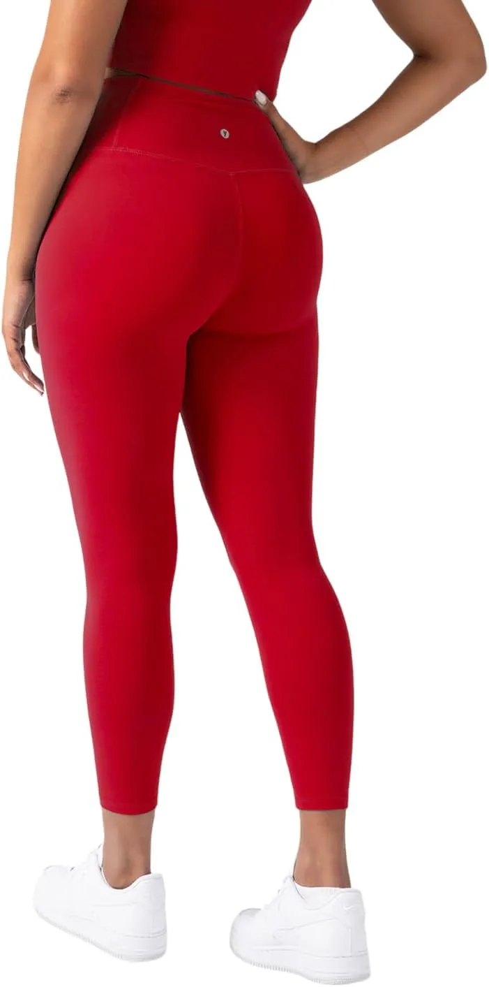 YITTY Active Women's Ultraluxe Crossover High-Waist Legging, Athleisure, 4-Way-Stretch
