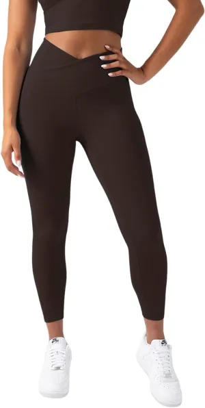YITTY Active Women's Ultraluxe Crossover High-Waist Legging, Athleisure, 4-Way-Stretch