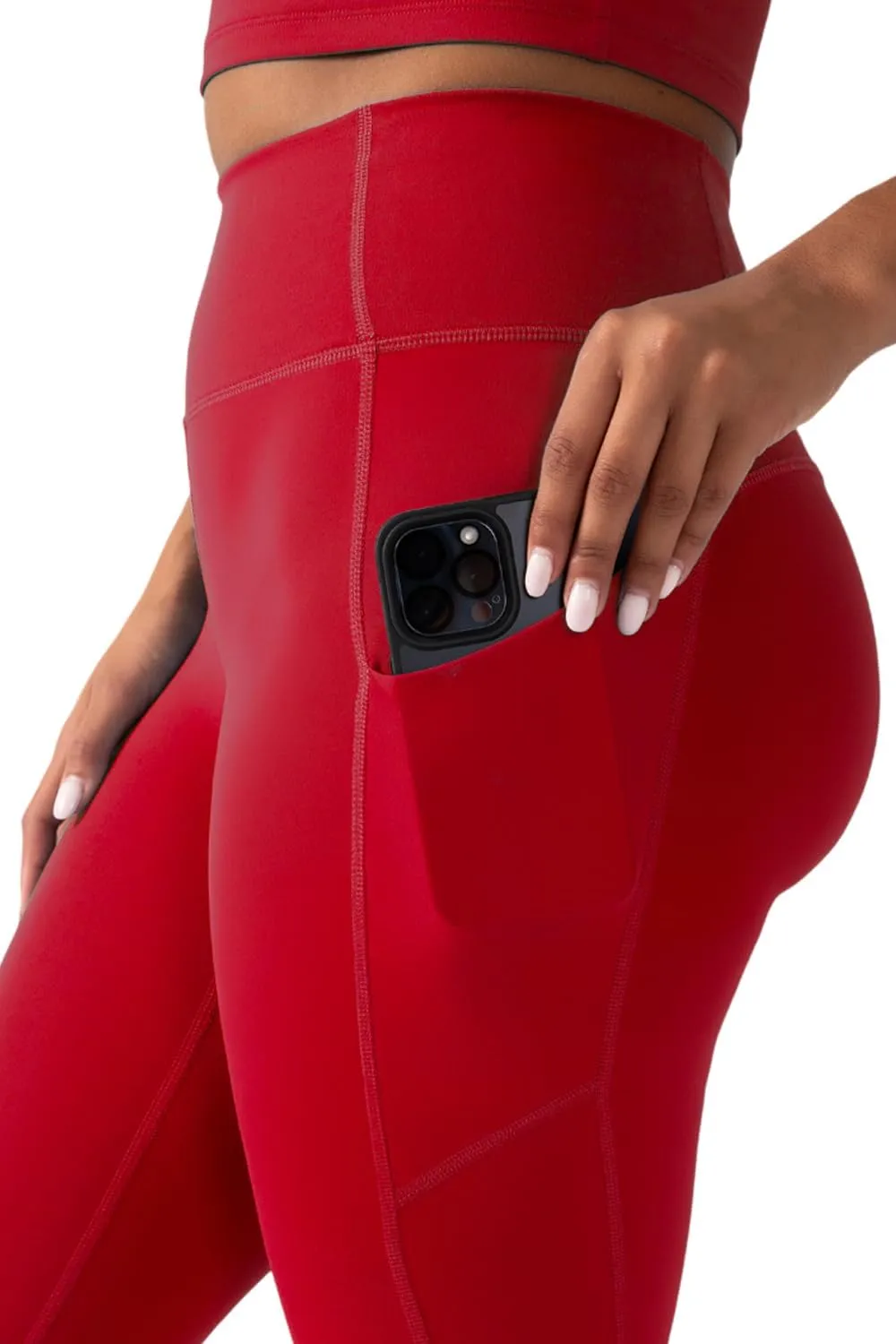 YITTY Active Women's Ultraluxe High-Waist Pocket Legging, Athleisure, 4-Way-Stretch