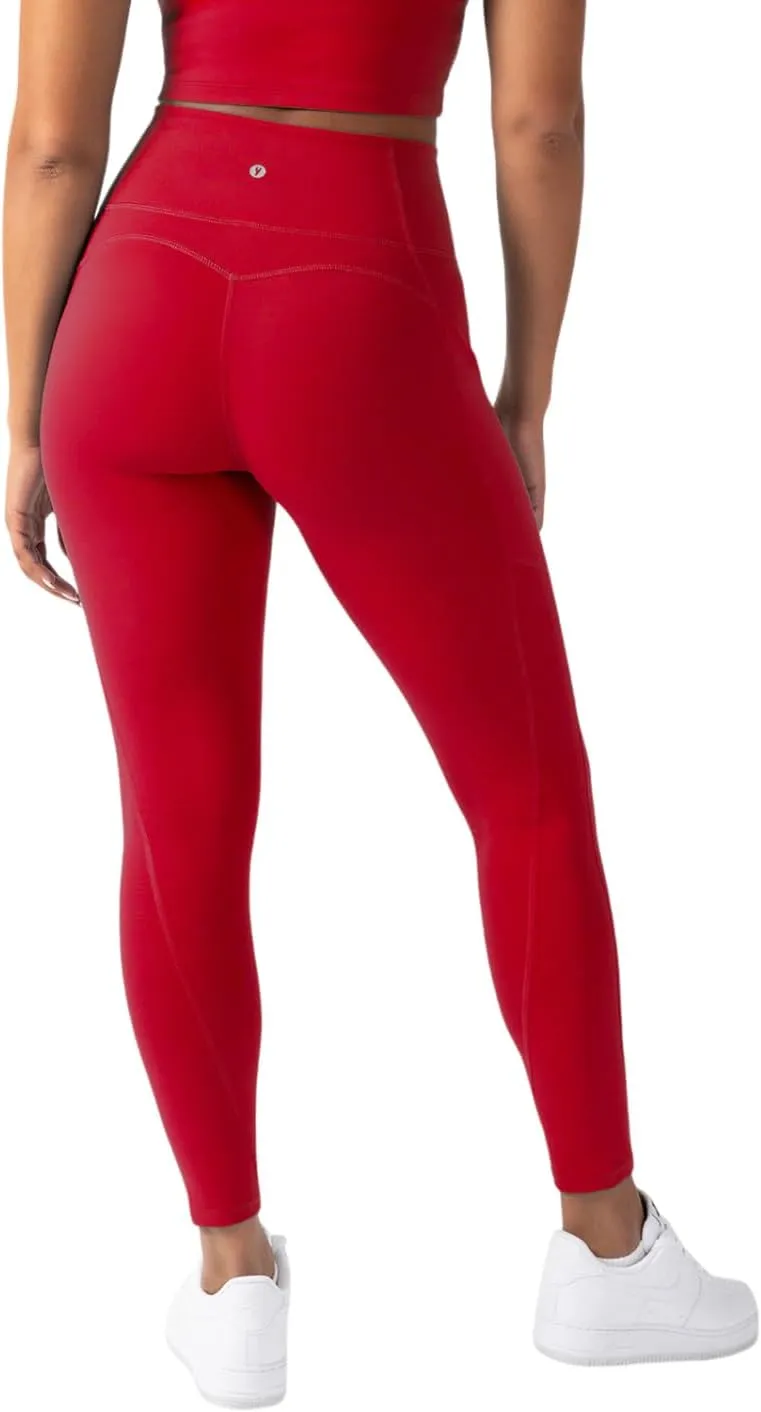 YITTY Active Women's Ultraluxe High-Waist Pocket Legging, Athleisure, 4-Way-Stretch
