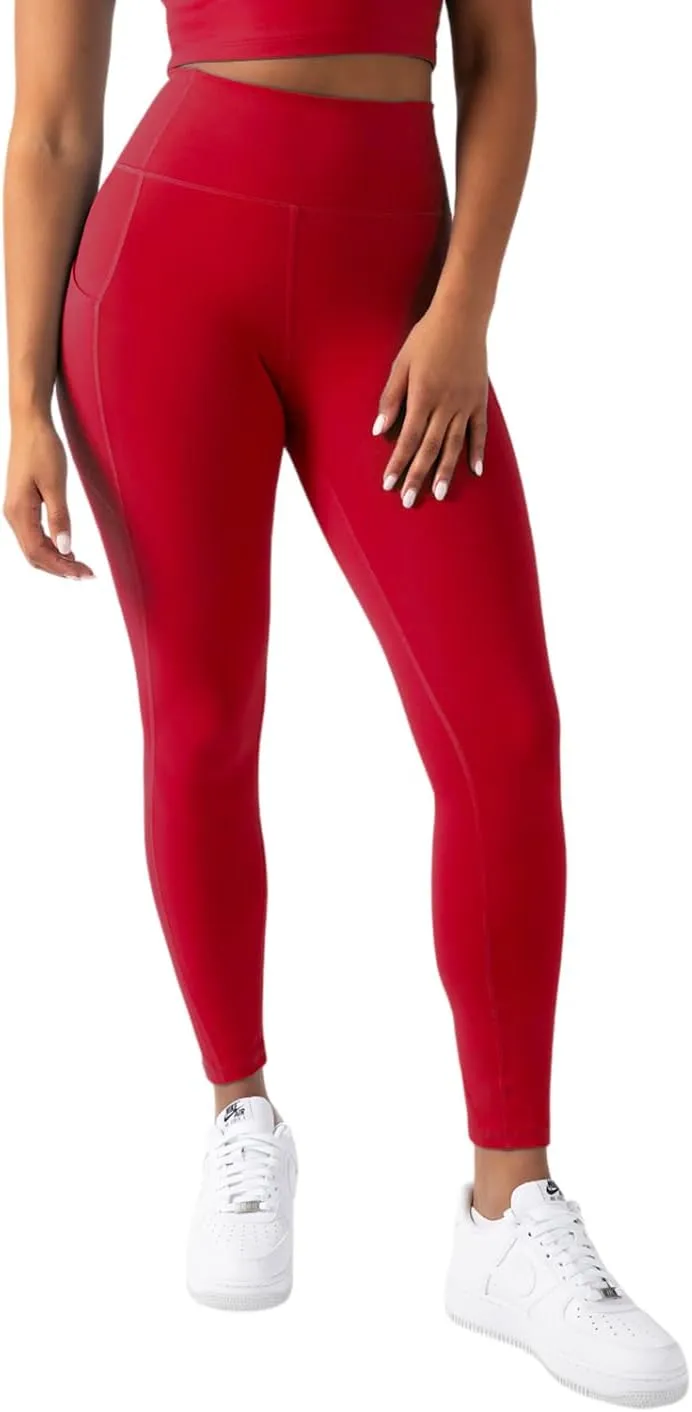 YITTY Active Women's Ultraluxe High-Waist Pocket Legging, Athleisure, 4-Way-Stretch