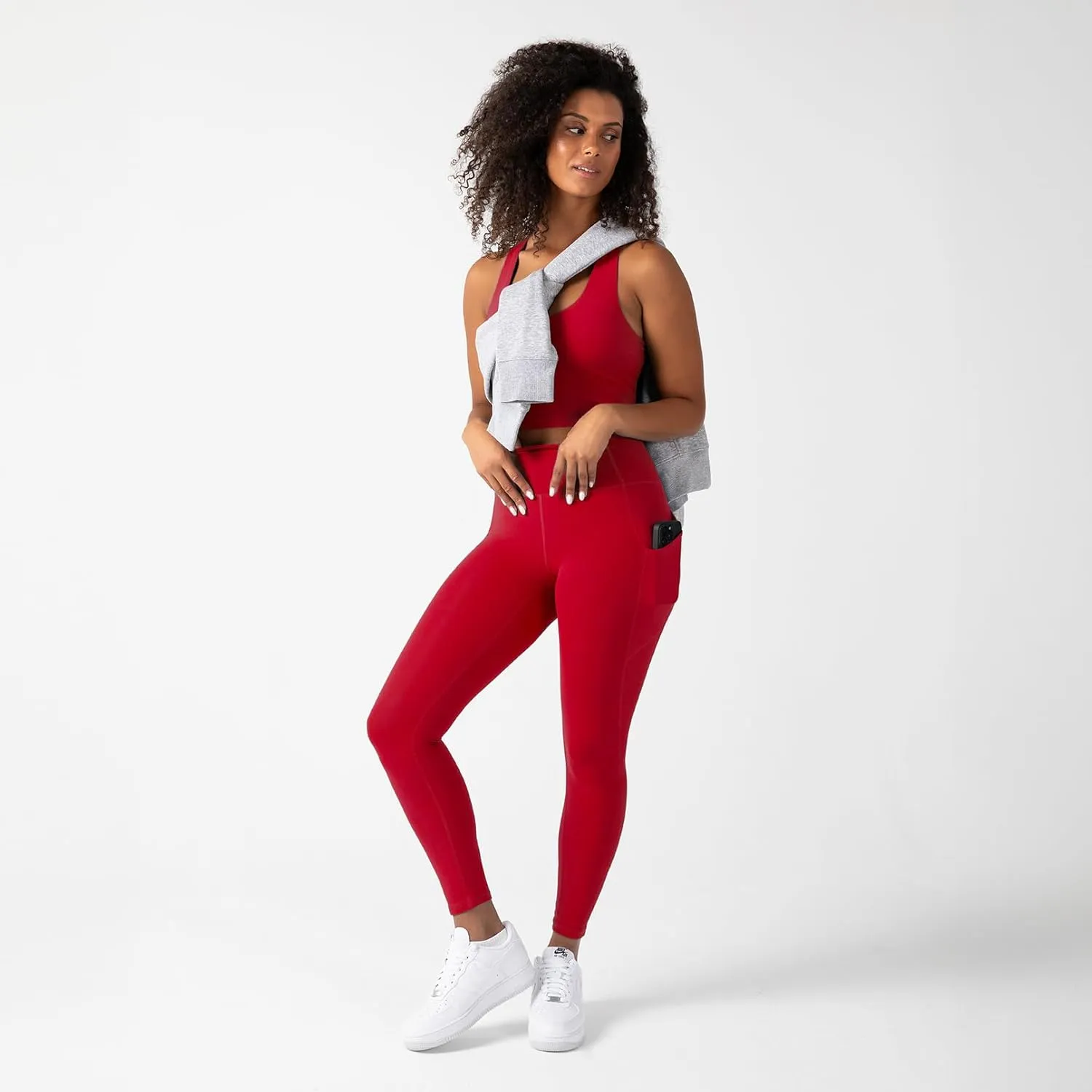 YITTY Active Women's Ultraluxe High-Waist Pocket Legging, Athleisure, 4-Way-Stretch