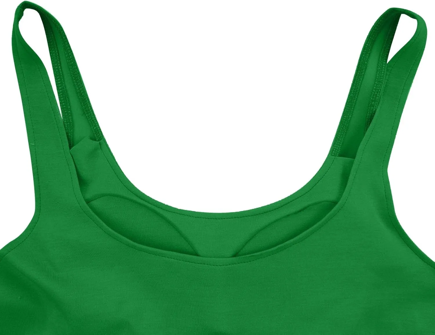 ZYXTIM Built in Bra Tank Tops for Women Sleeveless V Neck Workout Yoga Camis Shirts Cotton Stretch Quick Dry Basic Cami Tops