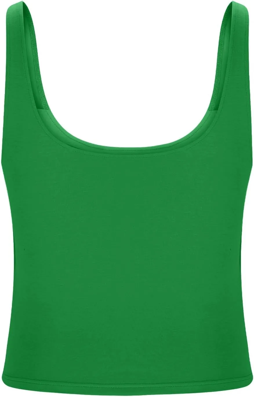 ZYXTIM Built in Bra Tank Tops for Women Sleeveless V Neck Workout Yoga Camis Shirts Cotton Stretch Quick Dry Basic Cami Tops